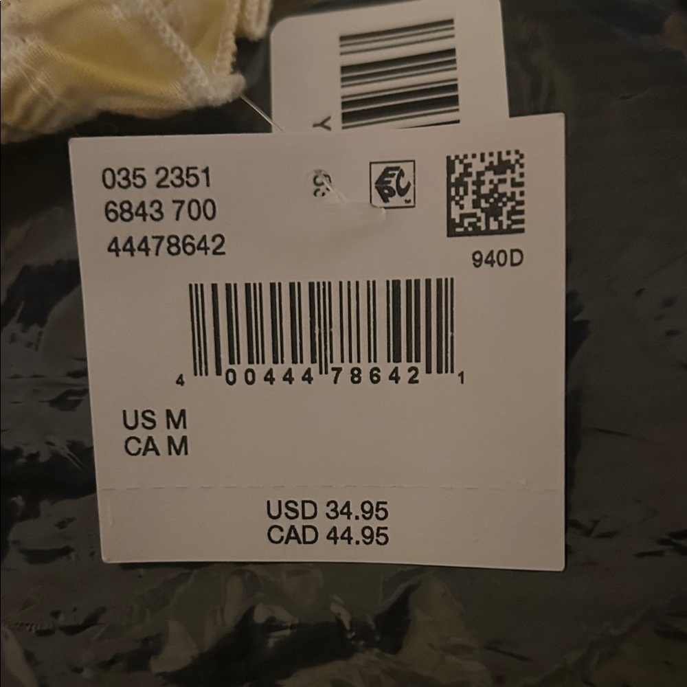 Yellow Gingham Ruffle Tank Top - American Eagle - Picture 3 of 3